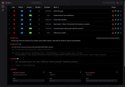 MACAT Procedures Library Screenshot