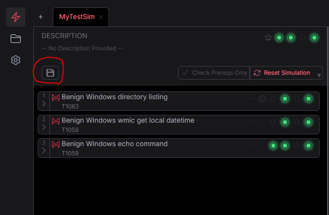 MACAT saving simulations 1